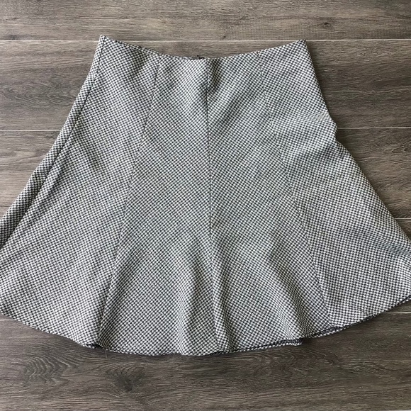 Source Unknown Dresses & Skirts - Women’s Black and White Plaid A-Line Skirt Size 12